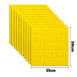 【DIY用】レンガ風ステッカー 35x38cm(10pcs）