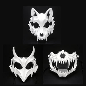 イベント・ハロウィングッズ｜ホラー系スカル型風マスク
