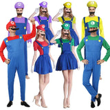 イベント・ハロウィングッズ｜マリオ＆ルイージ 仮装セット（S/M/L/XL）
