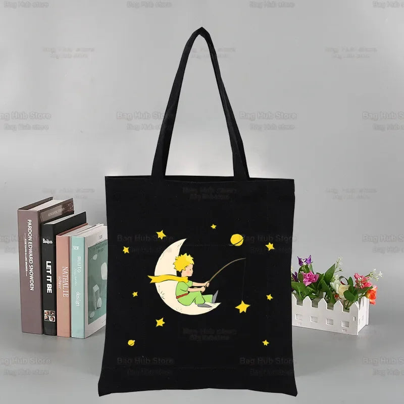|ノベルティ用品 |星の王子さま キャンバストートバッグ |34x40c