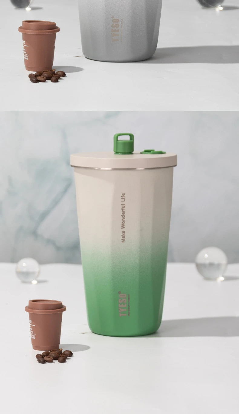 |イベント・ノベルティ用品 |  真空断熱ステンレス製 ストロー付きボトル | 600ml