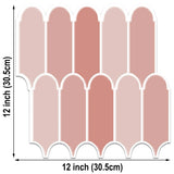 【DIY用】レンガ型天然石風ステッカー 30.5×30.5㎝(5pcs)