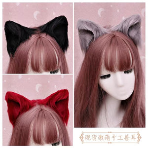 イベント・ハロウィングッズ｜猫耳ロリータ ヘアアクセサリー