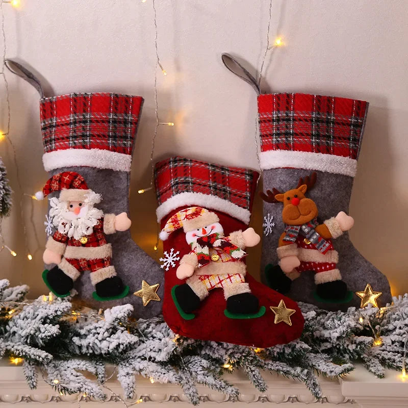 イベント・クリスマス装飾｜クリスマスブーツ型ギフトバッグ