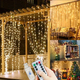 イベント・クリスマス装飾｜LEDカーテンライト USB接続(幅3M/6M)