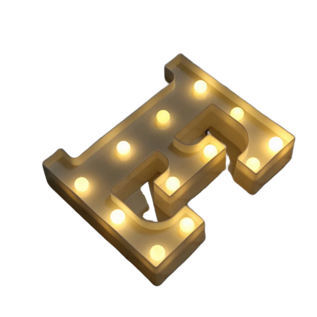 【LED装飾】LEDライト・デコレーションライト（ハート/アルファベット/数字）
