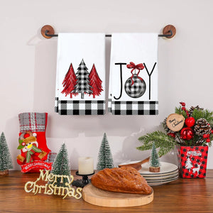 イベント・クリスマスグッズ｜クリスマス柄キッチンタオルセット(1枚/２枚)