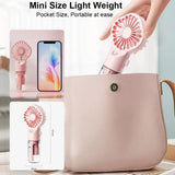 |イベント・ノベルティ用品 | USB充電式 4速ミニ加湿器付きポータブルファン