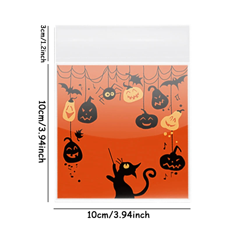 イベント・ハロウィングッズ｜ゴースト＆パンプキンキャンディバッグ 100個