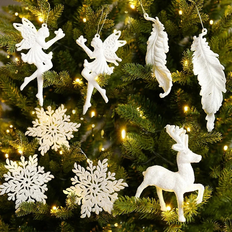 イベント・クリスマス装飾｜ツリーに映える！ホワイトオーナメントシリーズ(1pc～3pcs)