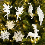 イベント・クリスマス装飾｜ツリーに映える！ホワイトオーナメントシリーズ(1pc～3pcs)