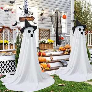 イベント・ハロウィングッズ｜光るゴーストデコレーション2個セット