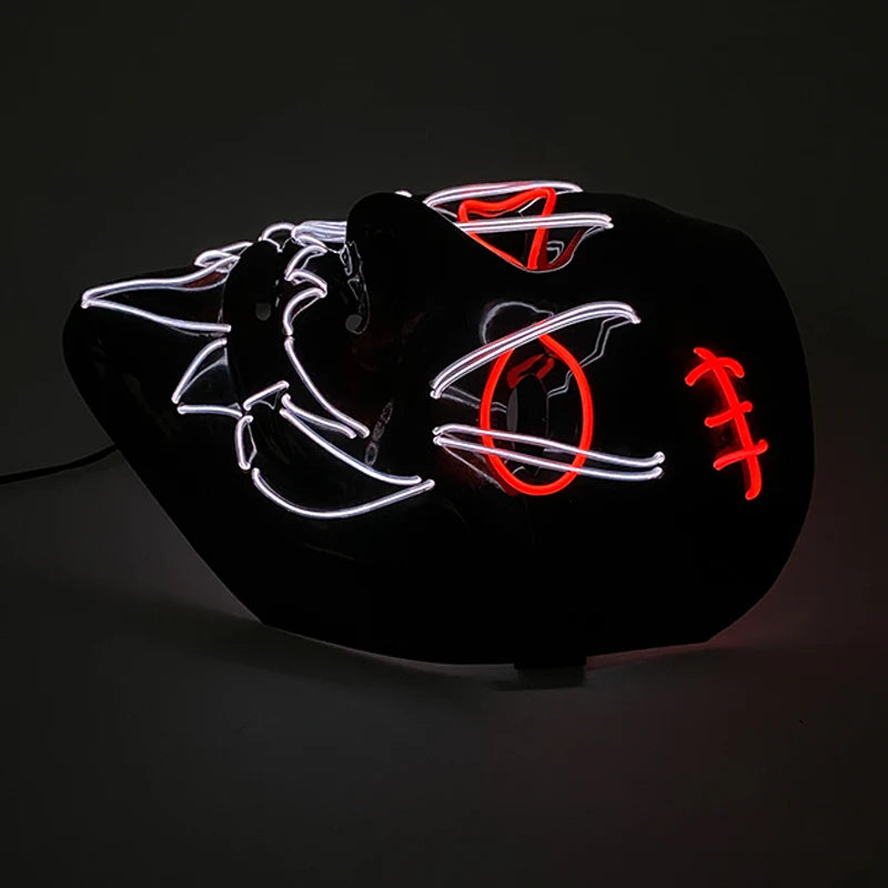 イベント・ハロウィングッズ｜LED光る！仮面マスク(フリーサイズ)