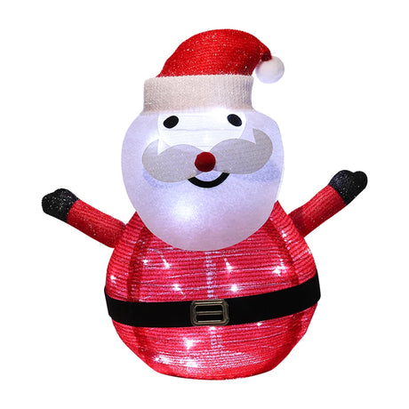 【イベント・クリスマス装飾】LED折りたたみ式デコレーションライト(約60c)