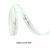 バレンタインデー用ハート柄片面プリントリボン