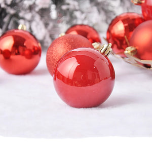 イベント・クリスマス装飾｜ボールオーナメント ゴールドレッド