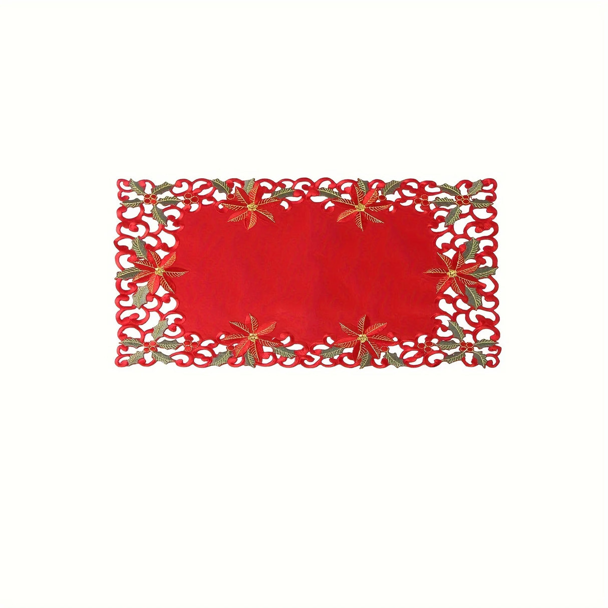 イベント・クリスマス装飾｜刺繍テーブルクロス 1/2/4/6枚セット