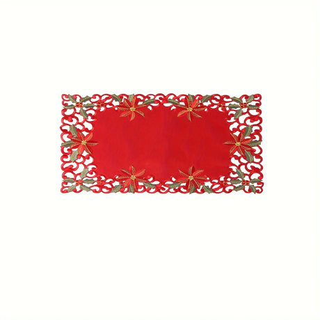 イベント・クリスマス装飾｜刺繍テーブルクロス 1/2/4/6枚セット