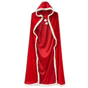 イベント・クリスマスグッズ｜クリスマスサンタ風ポンチョ(丈80c/120c/150c)