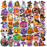 イベント・ハロウィングッズ｜魔女防水ステッカーセット（30/50枚）