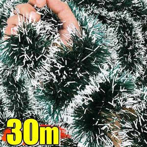 イベント・クリスマス装飾｜ティンセルリボンガーランド2m