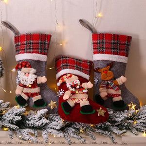 イベント・クリスマス装飾｜クリスマスブーツ型ギフトバッグ