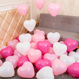 ハート型ラテックスバルーン 10/20/50個セット