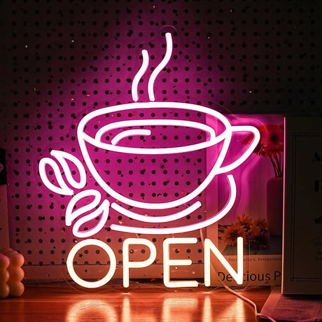 コーヒーカップLEDネオンサイン（ネオン看板）