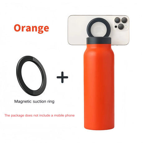 |イベント・ノベルティ用品 | スマホォルダー付き断熱ステンレスボトル | 700ml