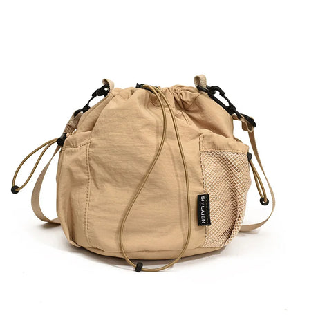 |イベント・ノベルティ用品 | 防水ナイロン大容量バケットバッグ| W16×H19×D16㎝