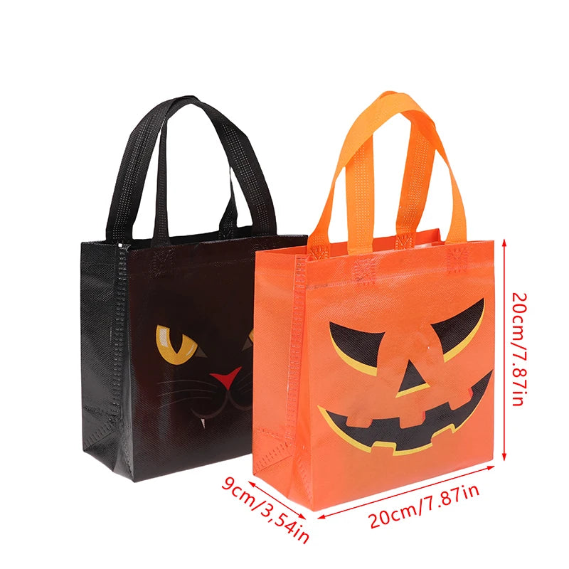イベント・ハロウィングッズ｜不織布お菓子トートバッグセット