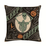 イベント・ハロウィングッズ｜ハロウィン柄クッションカバー 45×45cm