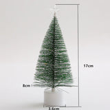 LEDライト付きミニクリスマスツリー 卓上装飾
