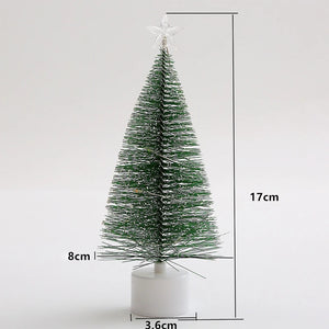 LEDライト付きミニクリスマスツリー 卓上装飾