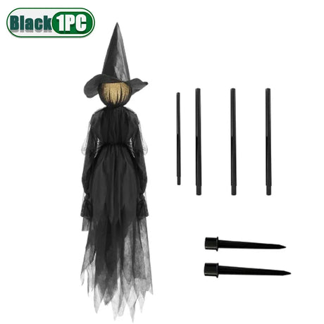 イベント・ハロウィングッズ｜魔女ライトアップデコレーション3体セット