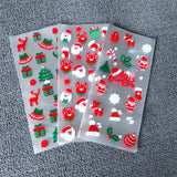 イベント・クリスマス装飾｜ギフト用 ビニール製バッグ (50枚セット)