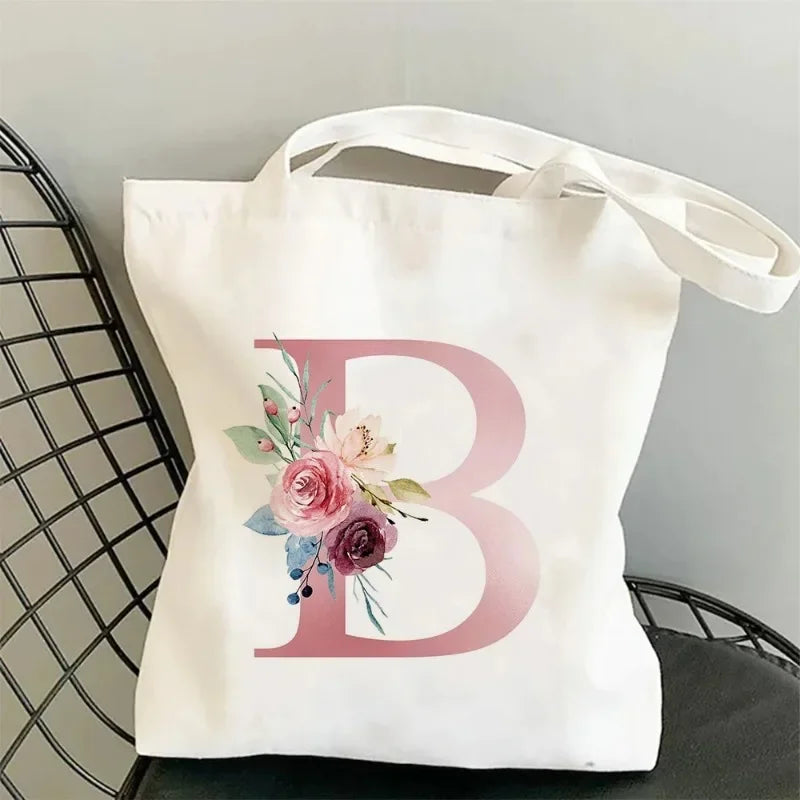 |ノベルティ用品 | イニシャルプリントトートバッグ | 35×40c