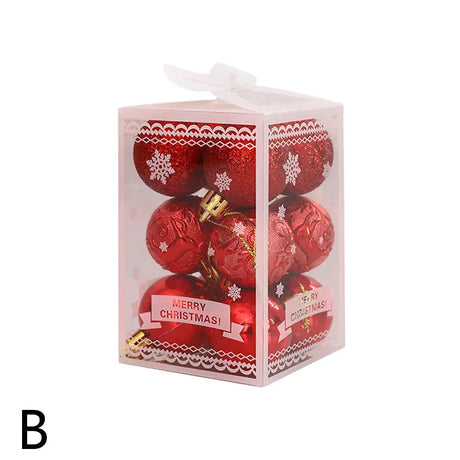 イベント・クリスマス装飾｜カラフルクリスマスボールオーナメント12個セット
