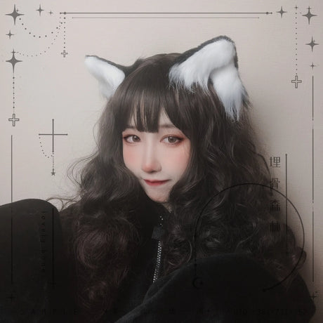 イベント・ハロウィングッズ｜猫耳ロリータ ヘアアクセサリー
