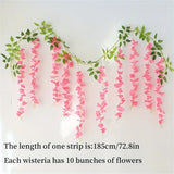 プラスチック製人工ラベンダーガーランド