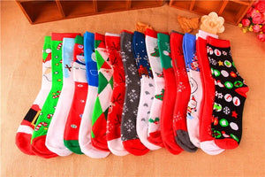 |クリスマスグッズ・ ノベルティ用品 |  クリスマス柄 ソックス5足組 | フリーサイズ
