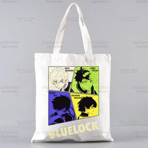 |ノベルティ用品 | ブルーロック柄プリント トートバッグ | 34×38c