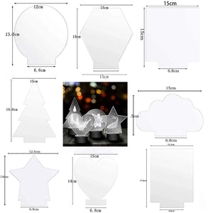 LEDライトプレート用透明アクリルシート