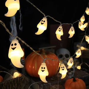 イベント・ハロウィン装飾｜防水LEDストリングライト10個セット