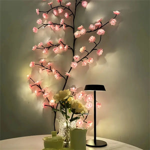 イベント・クリスマス装飾｜ LED桜の花型USB接続ライト(1.9M)
