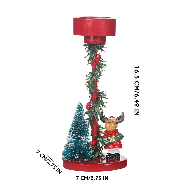 クリスマスキャンドルホルダー インテリアデコレーション｜誉PRINTING