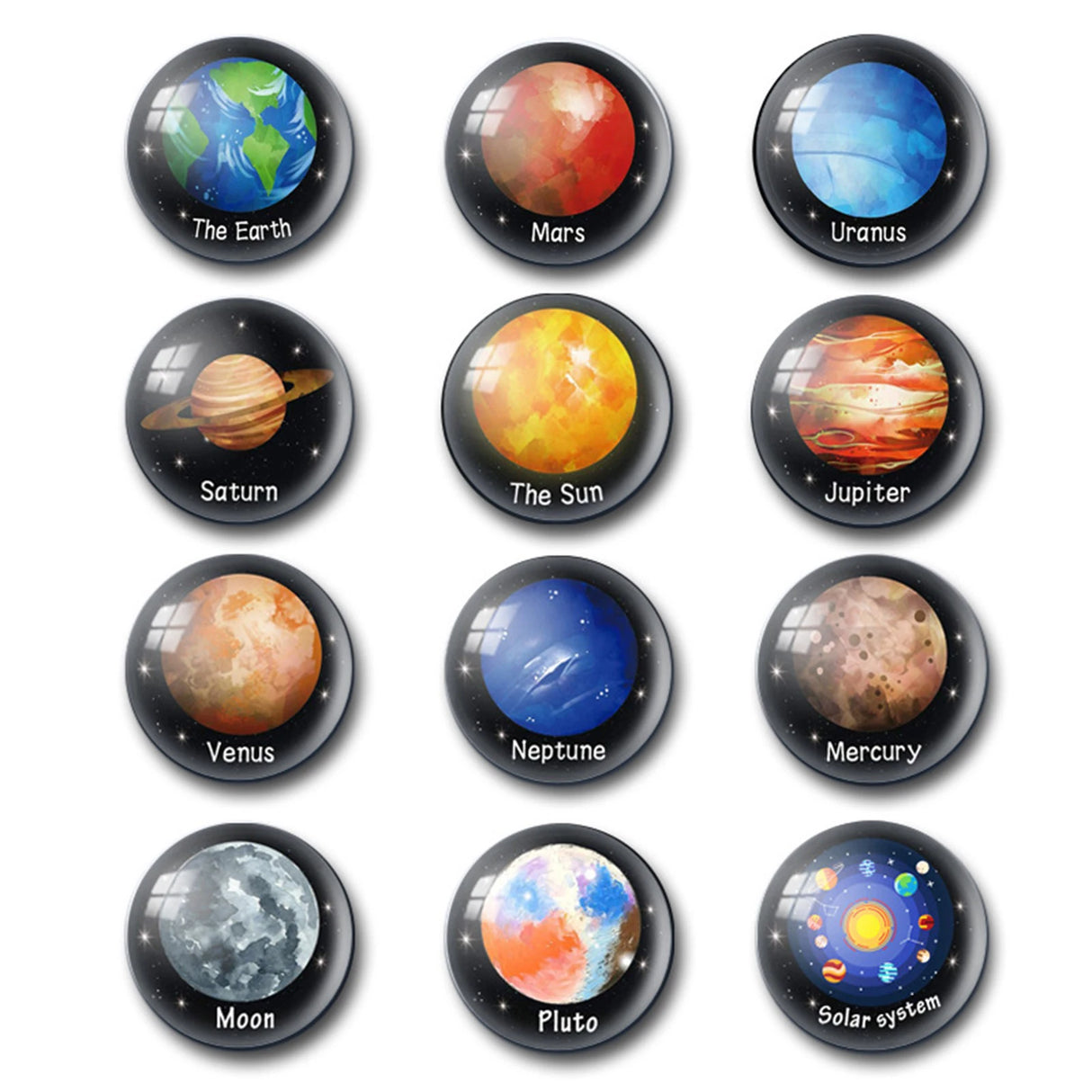 太陽系 惑星マグネットセット（ 12個セット ）