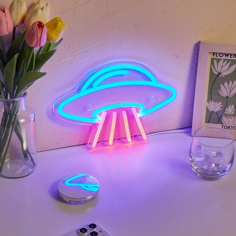 UFO LEDネオンサイン（ネオン看板） 調光可能