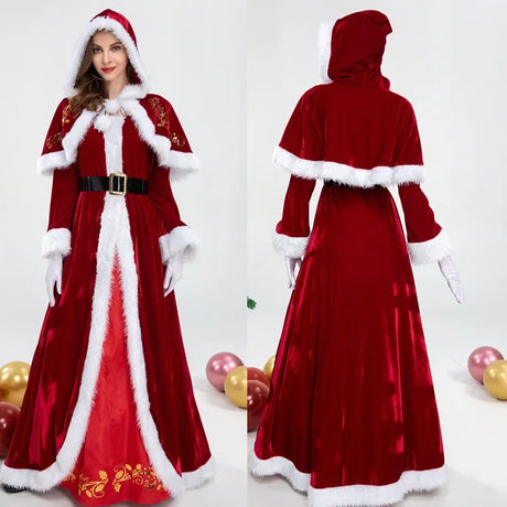 イベント・クリスマスグッズ｜サンタクロース風ドレス コスチューム(M～6XL)