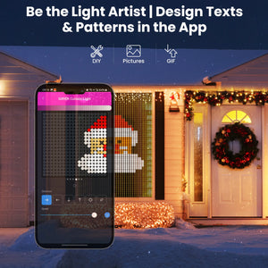 イベント・クリスマス装飾｜ Bluetoothスマートカーテンライト(幅2m)